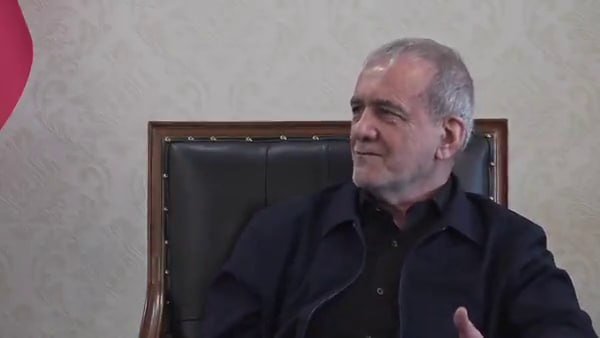 Iranian President Masoud Pezeshkian