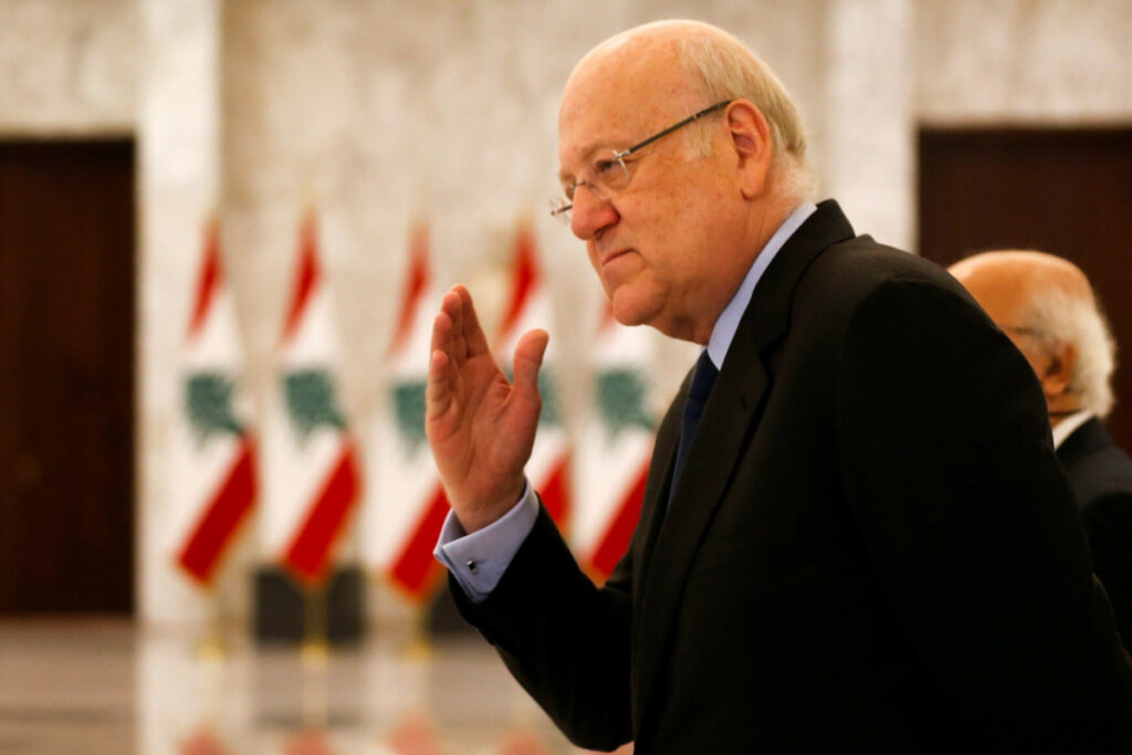 Lebanese caretaker Prime Minister Najib Mikati