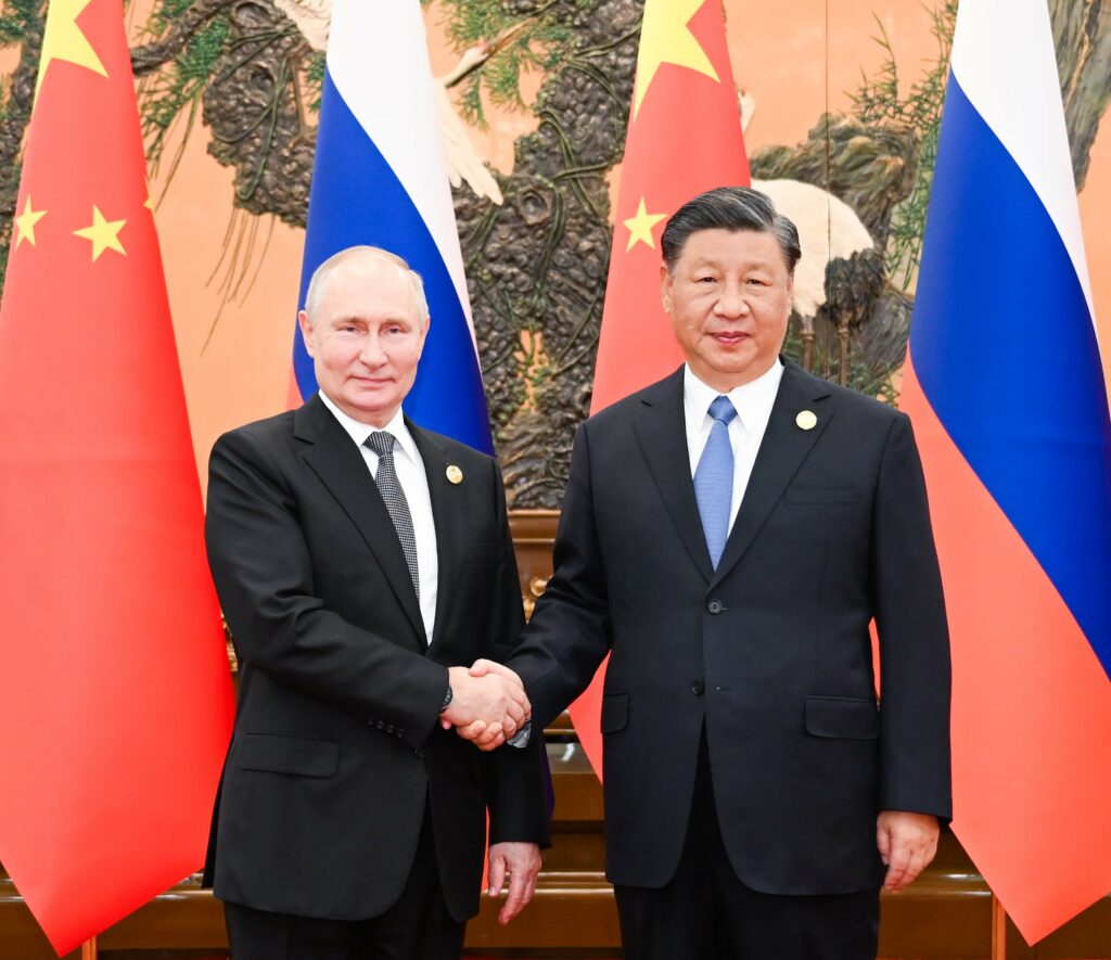 Russian President Vladimir Putin and Chinese President Xi Jinping