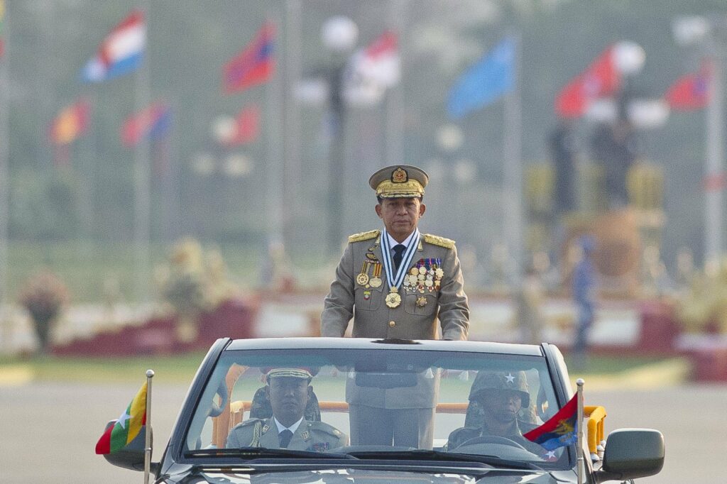 Myanmar's military chief Min Aung Hlaing
